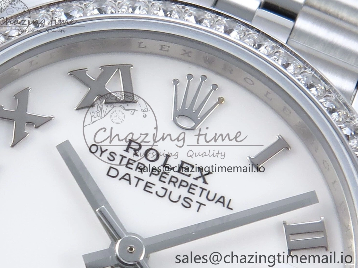 Dial White 31 ARF 1:1 Bezel SS ETA DateJust Best 2688 Jubilee Roman Steel Edition 278384RBR Bracelet Diamonds 904L on 0125